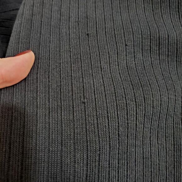 Nike | Ribbed Wide Leg Cropped Athletic Knit Pants with Pockets and Drawstring - Picture 16 of 16